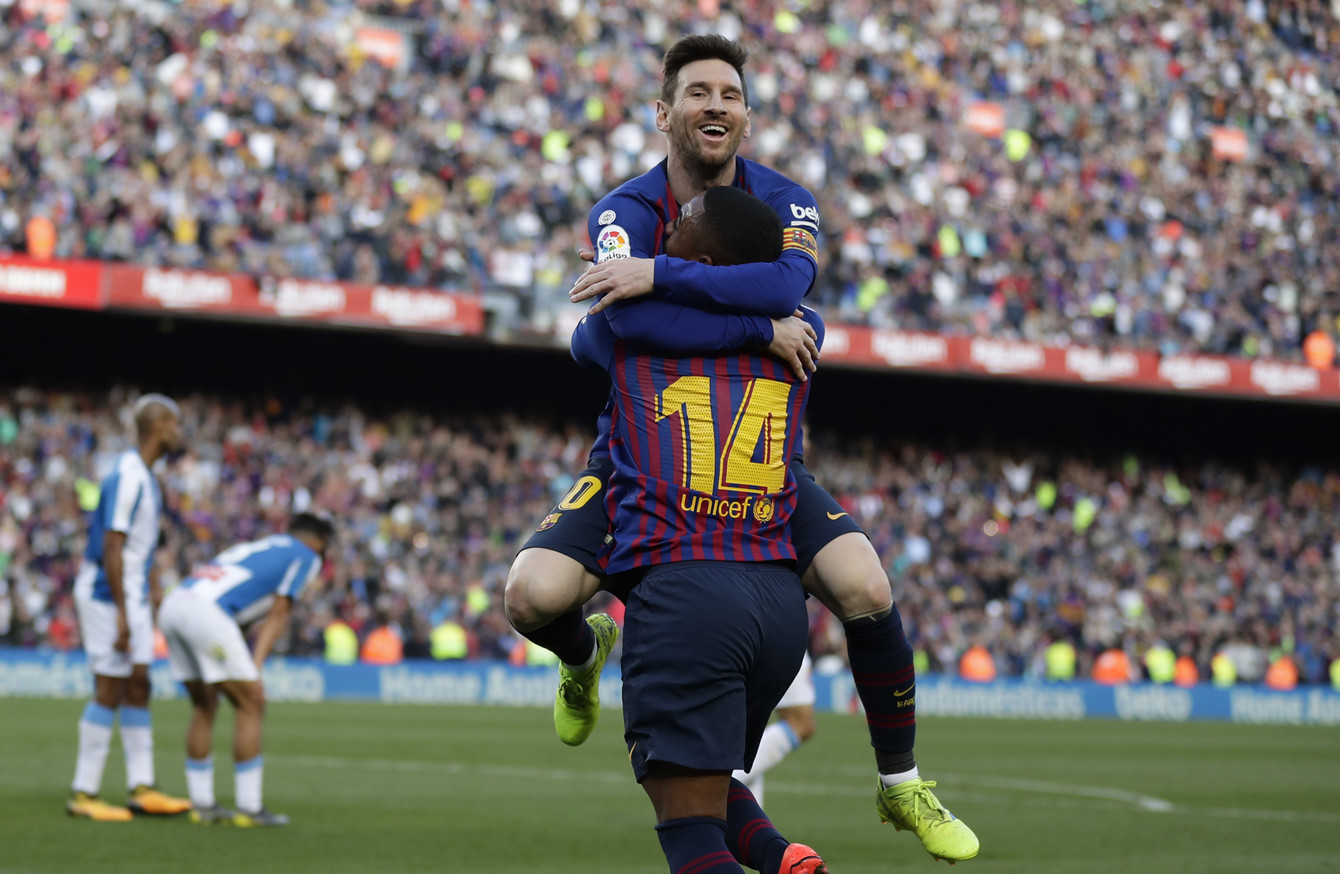 Dazzling Messi free-kicks caps Barcelona win in Catalan derby as ...