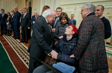 President praises 'force of forgiveness' of Italian student left paralysed in Dublin attack in 1999