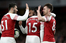 Arsenal leapfrog Spurs to go third after 10th Premier League win in a row at home