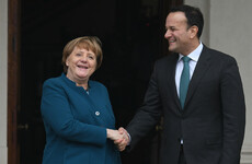 Angela Merkel says a solution to avoid a hard border must be found: 'Where there's a will, there's a way'