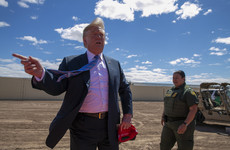 'Our country is full' - Trump visits Mexico border and inspects new border fence