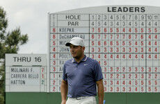 Molinari, Day and Koepka share lead, Tiger charges, and Lowry misses cut in Augusta