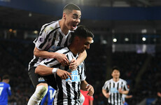 Newcastle halt Leicester's run to move 10 points clear of the drop