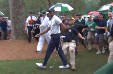 Accidents happen – Woods 'all good' after security guard trip