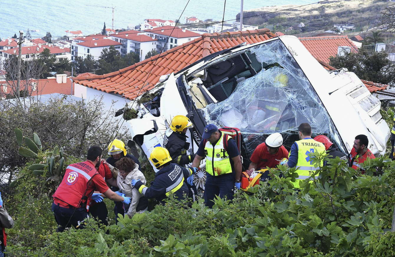 Death toll in Portuguese tourist bus crash rises to 29 after woman dies