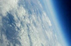 Yet more images of space - from a paper aeroplane
