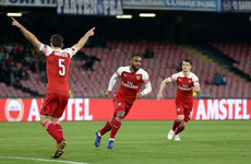 Lacazette's stunning free-kick secures Arsenal's Europa League semi-final berth