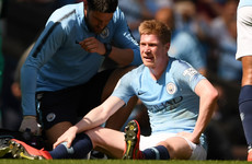 'It’s a pity' - Guardiola unsure over extent of De Bruyne injury