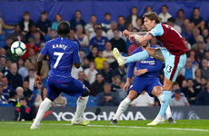 Watch: Jeff Hendrick's sublime volley gave Burnley the lead at Stamford Bridge