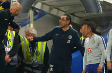 Chelsea to report Burnley after sent-off Sarri was 'offended' by backroom staff