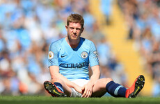 Blow for City as De Bruyne ruled out of crucial Manchester derby