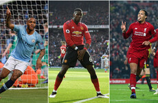 Pogba the surprise inclusion in City and Liverpool-dominated PFA Team of the Year