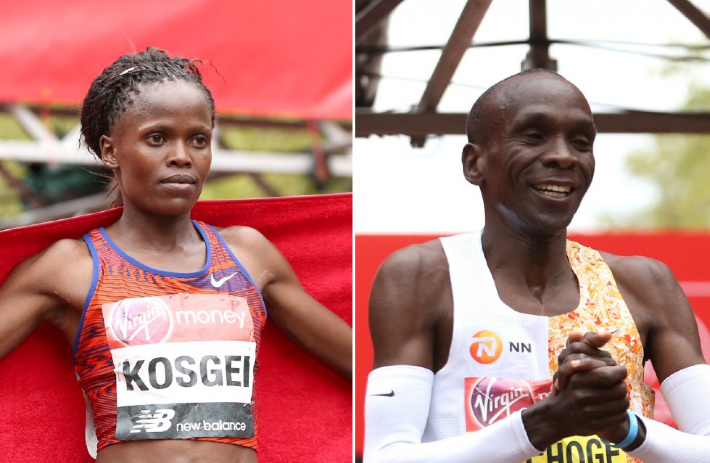 Kenyan Duo Kipchoge And Kosgei Win London Marathon As Mo Farah Finishes ...