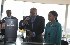 How to... sip a pint of Guinness if you're the King of Lesotho