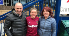 'Our son Patrick is looking down on Leanne this weekend. She was very close to him'