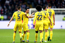 Pedro hits crucial away goal but Chelsea held by underdogs Frankfurt