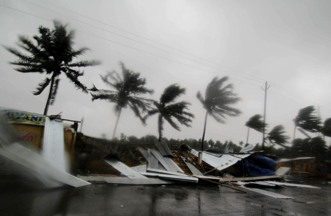 Mass evacuations as biggest tropical storm in decades hits India