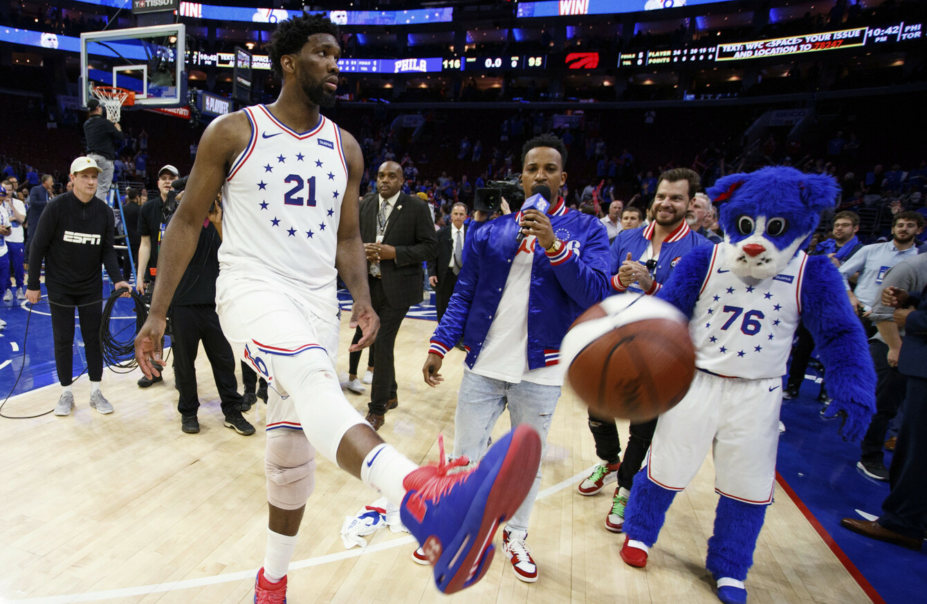 Joel Embiid Puts Up Another Double Double As 76ers Stun Raptors