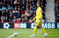 19-year-old Irish goalkeeper handed Premier League debut for Bournemouth