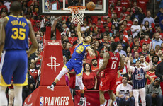 Botched dunk the low point of Curry's off night as Rockets take game 3 win