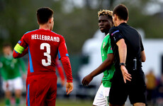 Ireland boss looks to appeal red card after Czech captain 'cheated the game'