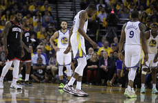Warriors come out on top against Rockets despite losing Durant to injury