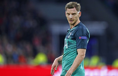 Vertonghen gives Tottenham injury scare ahead of Champions League final