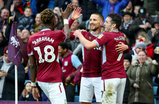 Conor Hourihane screamer helps Aston Villa come from behind in thrilling Championship play-off first leg