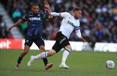 Roofe gives Leeds play-off advantage as Bielsa's men leave Derby with crucial semi-final win