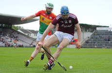Cooney's crucial goal leads unconvincing Galway to six-point win over Carlow