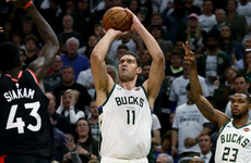Advantage Bucks as Lopez-inspired Milwaukee rally past Raptors in opener