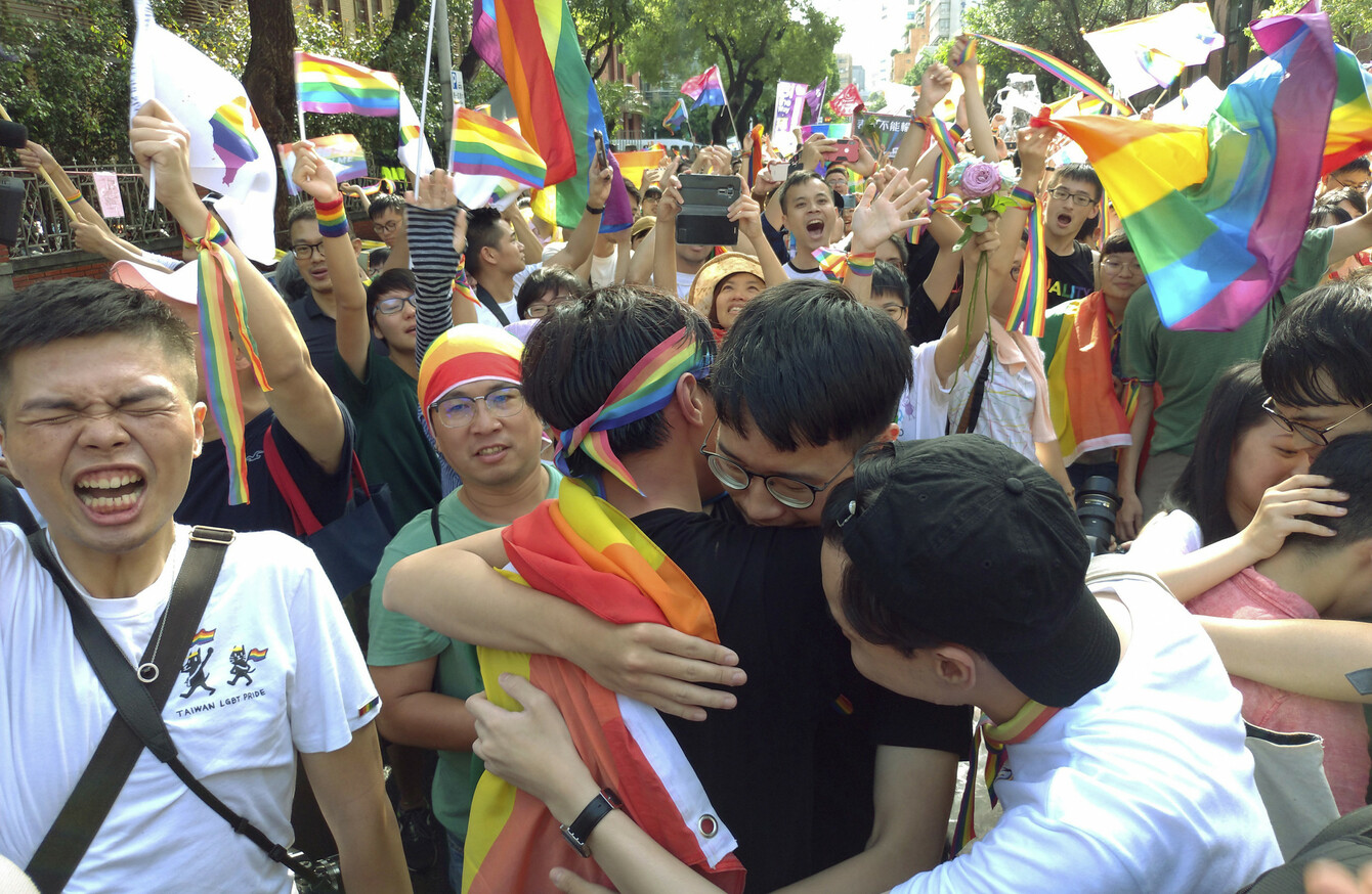 Taiwans parliament has become the first in Asia to pass Taiwans parliament has become the first in Asia to pass