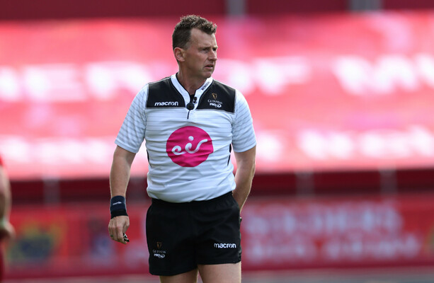 Owens appointed to referee Leinster and Glasgow’s Pro14 showdown