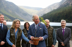 Prince Charles visits Wicklow Mountains National Park during day two of Ireland visit
