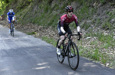 Ireland's Eddie Dunbar finishes an impressive third in 12th stage of Giro d'Italia