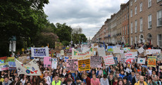 Thousands of Irish schoolchildren join strike to demand government action on climate change