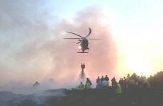 Air Corps helicopter fights Donegal forest fire