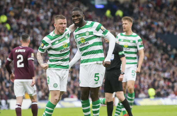 Edouard double sees Celtic come from in Scottish Cup final to complete third treble