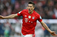 Lewandowski scores twice to secure German Cup and help Bayern wrap up domestic double