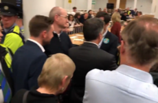 Housing activists protest Eoghan Murphy at RDS for second time in two days