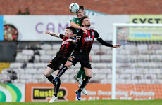 Cork pay the penalty against Bohs, Derry see off Harps in extra time in EA Sports Cup quarters