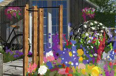 A garden in the Bloom Festival is a space where people with dementia can reminisce