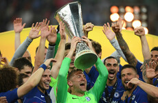 Rob Green retires after lifting Europa League trophy in full kit despite not being in Chelsea squad