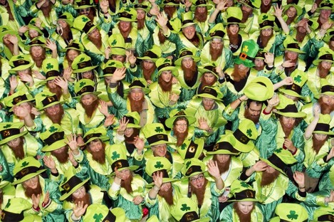 World Record for people dressed as Leprechauns, set in Dublin in November