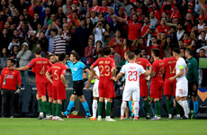 VARsical scenes as Portugal have penalty ruled out in favour of a Swiss penalty up the other end