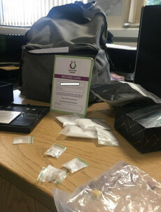 Man leaves a bag full of drugs on a Manchester tram along with his name and address
