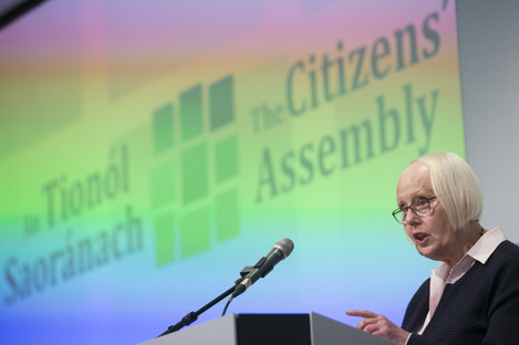 Chairperson of the Citizens' Assembly Ms Justice Mary Laffoy 