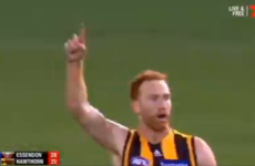 Derry's Conor Glass scores first ever AFL goal for Hawthorn