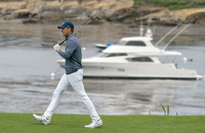 Jordan Spieth - 'Oh, it hit the rake, there's a rake there'