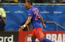 Colombia's Martinez and Zapata stun Messi's Argentina at Copa